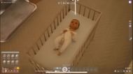 The newborn baby in Inzoi (Image via KRAFTON Inc. || Youtube/@fantayzia)